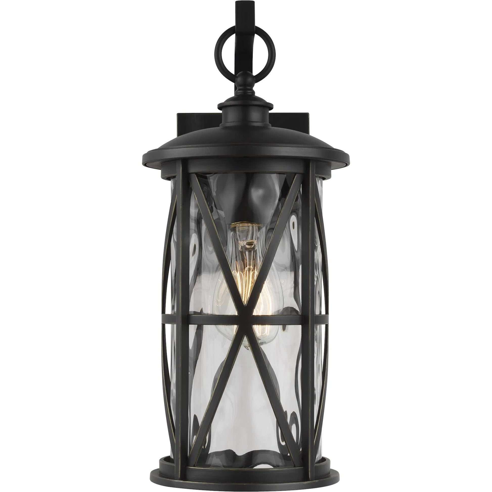 Millbrooke 1-LIGHT Outdoor Wall Lantern by Generation Lighting in antique bronze. Made from stonestrong in a modern style.