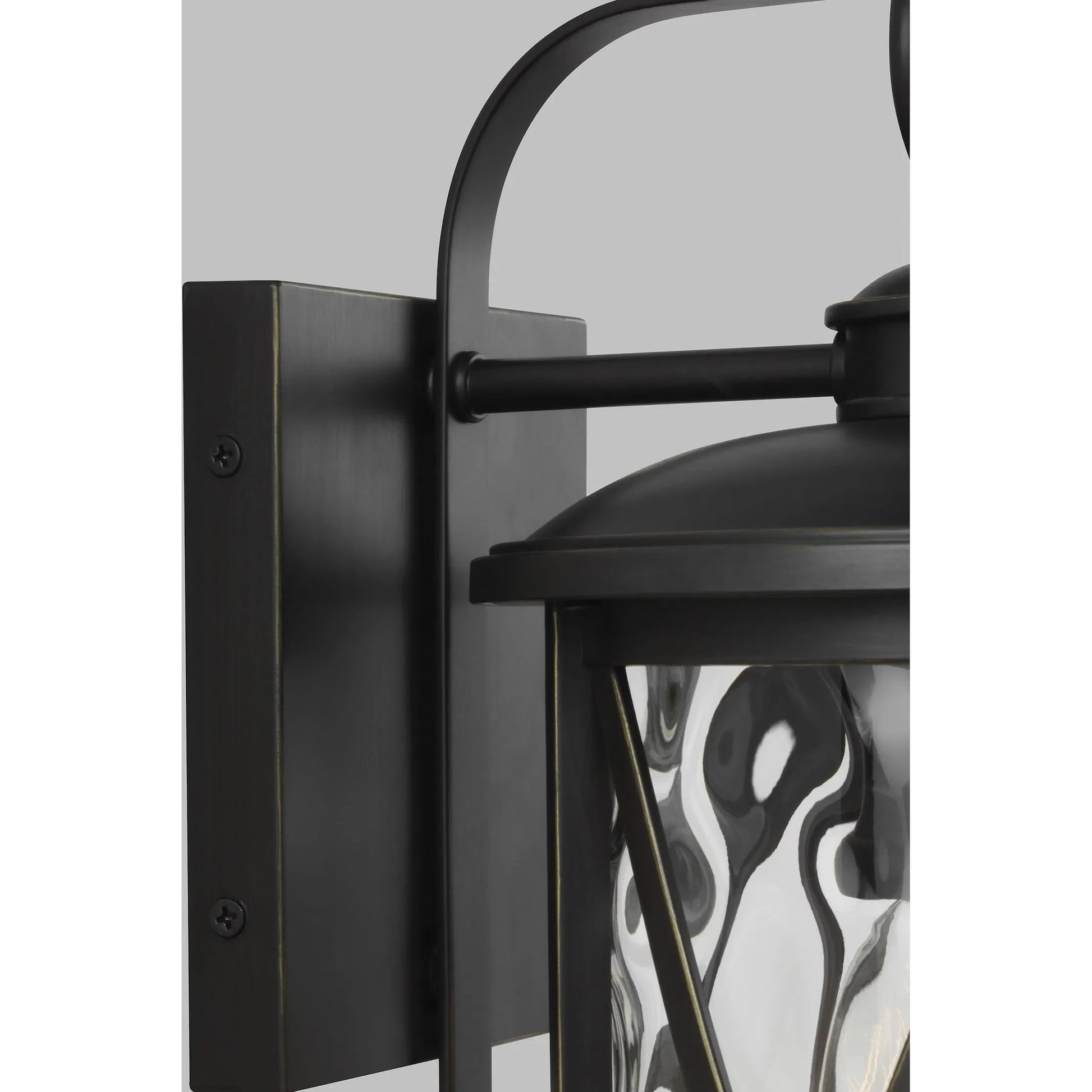Millbrooke 1-LIGHT Outdoor Wall Lantern by Generation Lighting in antique bronze. Made from stonestrong in a modern style.