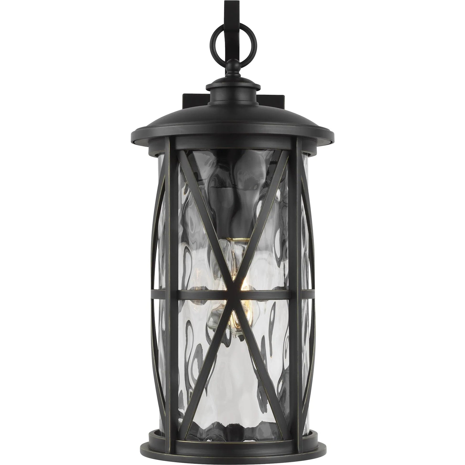 Millbrooke 1-LIGHT Outdoor Wall Lantern by Generation Lighting in antique bronze. Made from stonestrong in a modern style.