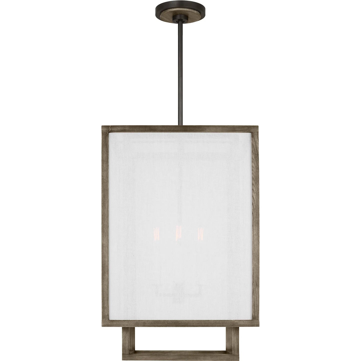 002 SI-2235732 | Primary Silo | Brockway Medium Lantern by Visual Comfort & Co. in weathered oak wood. Made from unique in a modern style.