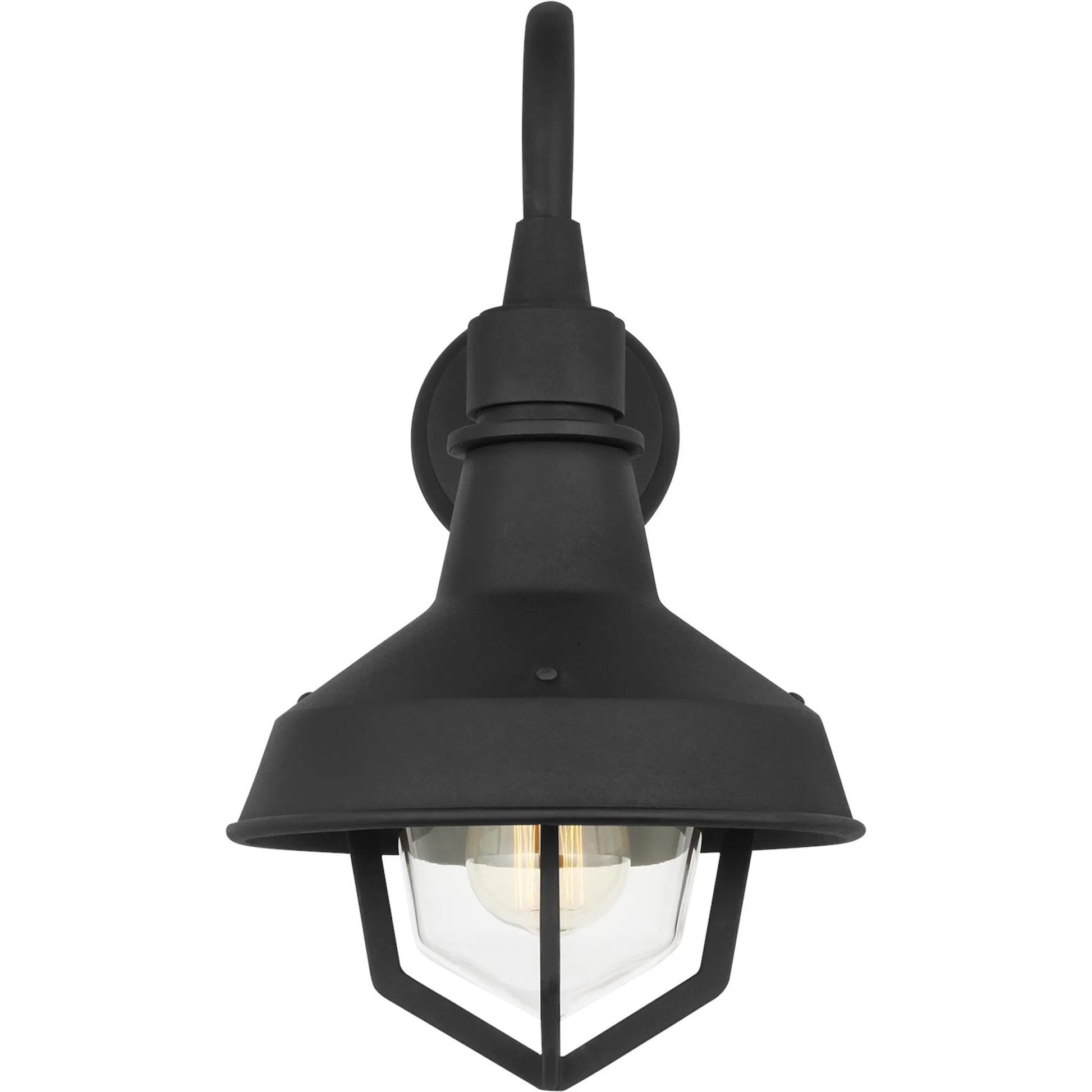 Hollis Small Wall Lantern by Visual Comfort & Co. in textured black. Made from unique in a traditional style.