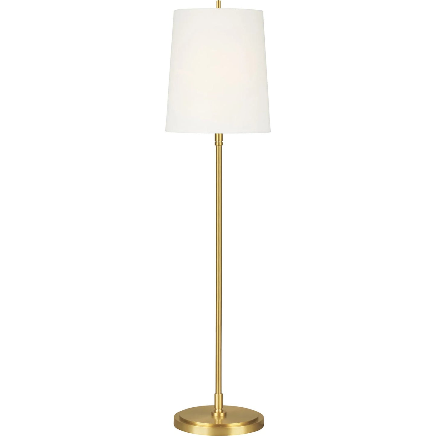 003 SI-2235810 | Additional Silo | Beckham Classic Floor Lamp by Visual Comfort & Co. in burnished brass. Made from steel in a unique style.