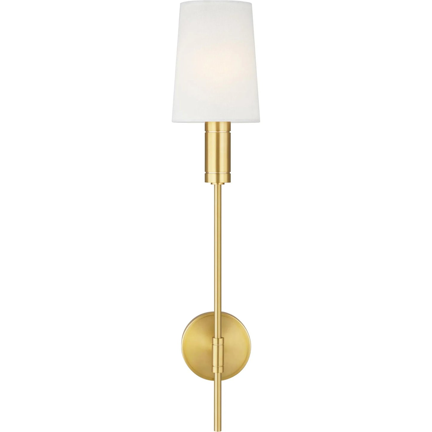 002 SI-2235873 | Primary Silo | Beckham Modern Sconce by Visual Comfort & Co. in burnished brass. Made from steel in a unique style.