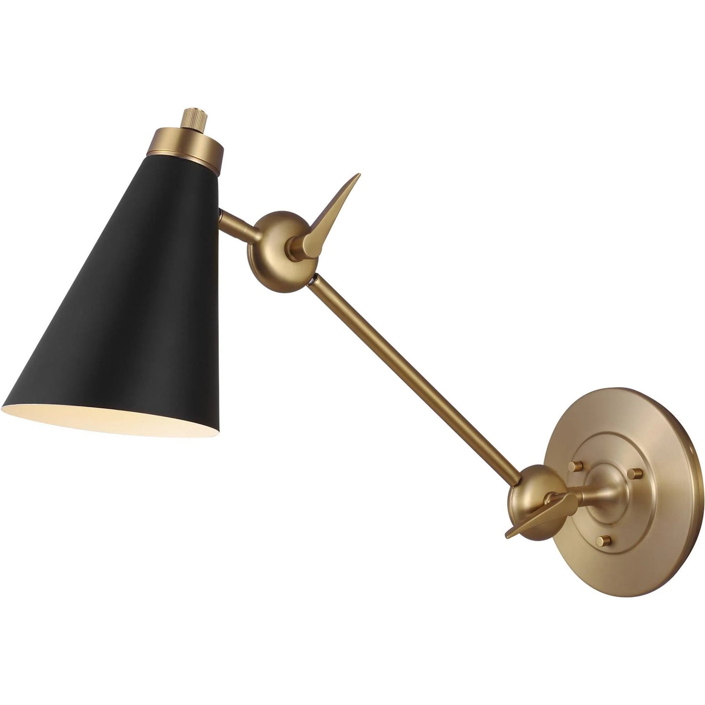 003 SI-2235877 | Additional Silo | Signoret Library Sconce by Visual Comfort & Co. in burnished brass. Made from steel in a unique style.