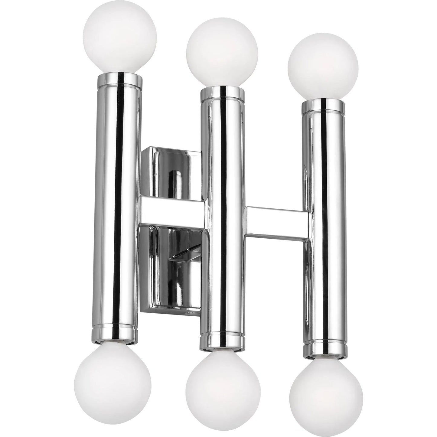 003 SI-2235889 | Additional Silo | Beckham Modern Triple Sconce by Visual Comfort & Co. in polished nickel. Made from steel in a unique style.