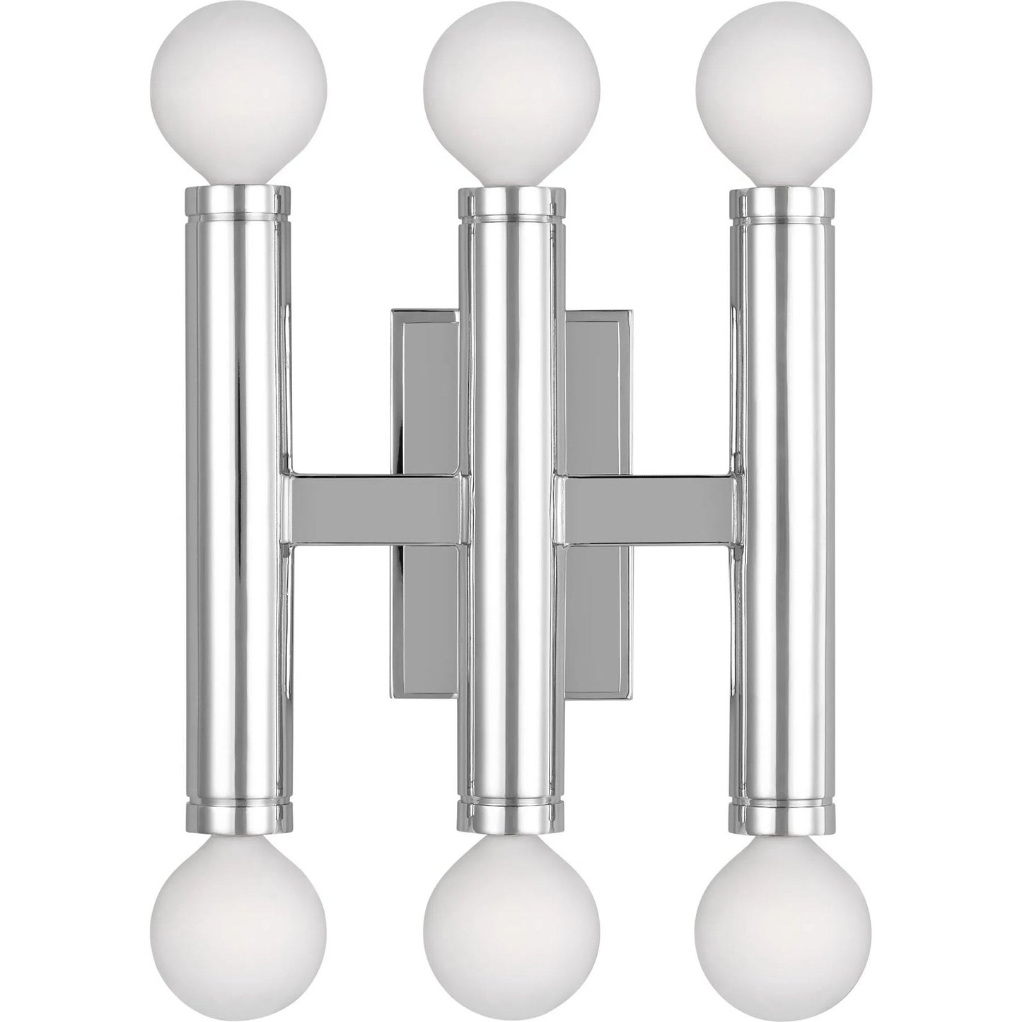 002 SI-2235889 | Primary Silo | Beckham Modern Triple Sconce by Visual Comfort & Co. in polished nickel. Made from steel in a unique style.