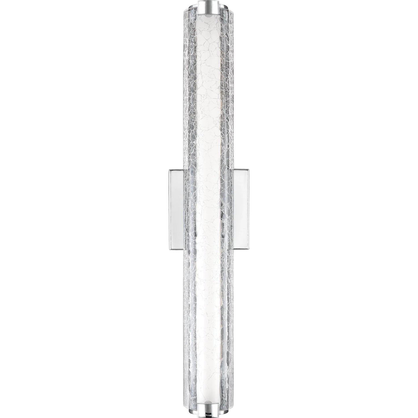 008 SI-2235897 | Unknown | Cutler 24" Crackle Glass LED Vanity by Visual Comfort & Co.. Made from steel in a unique style.