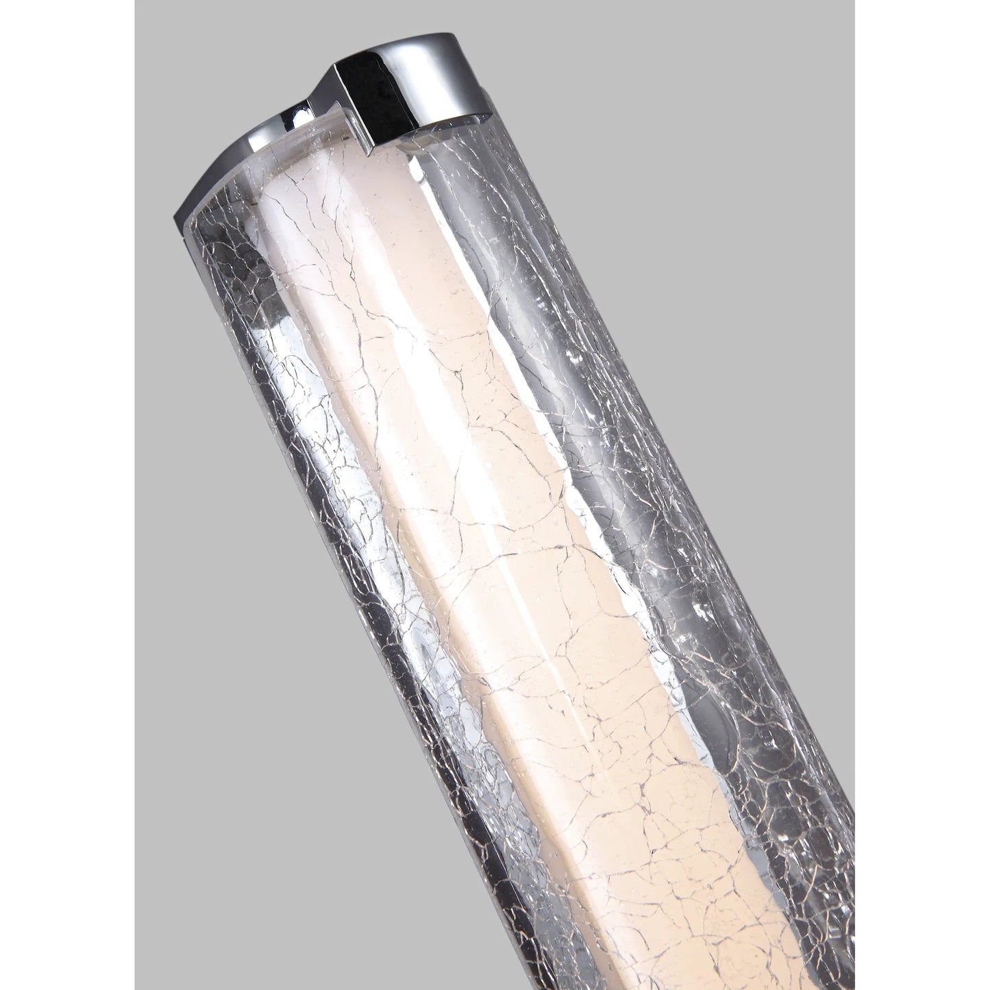 007 SI-2235897 | Unknown | Cutler 24" Crackle Glass LED Vanity by Visual Comfort & Co.. Made from steel in a unique style.
