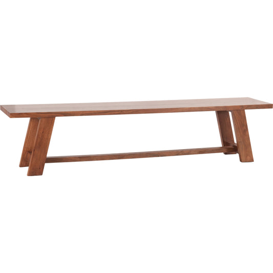 001 SI-2243079 | Primary Silo | Stavanger 80" Bench by World Interiors in brown and cinnamon brown. Made from acacia wood in a unique style.