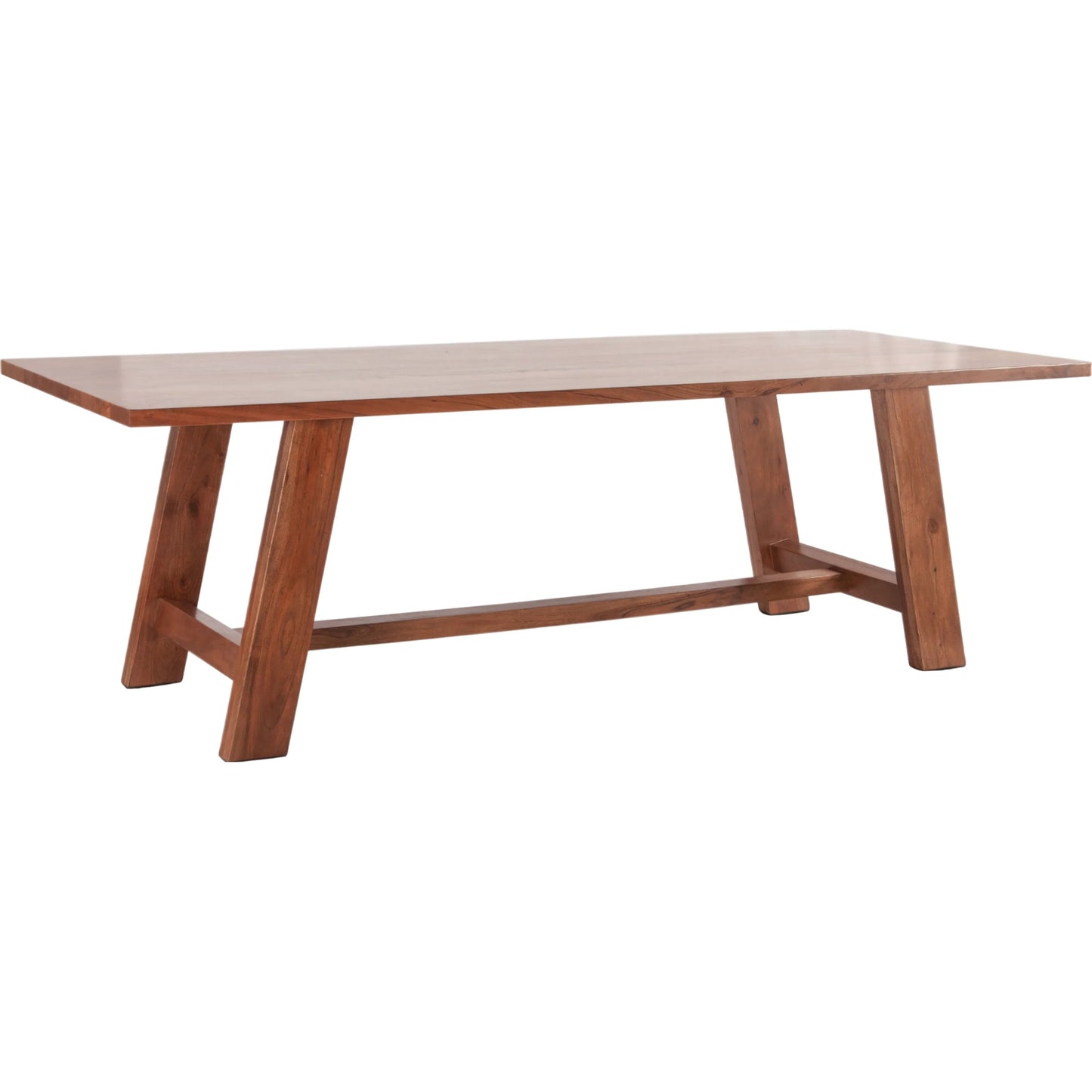 001 SI-2243082 | Primary Silo | Stavanger 94" Dining Table by World Interiors in browns and cinnamon brown. Made from acacia wood in a transitional style.