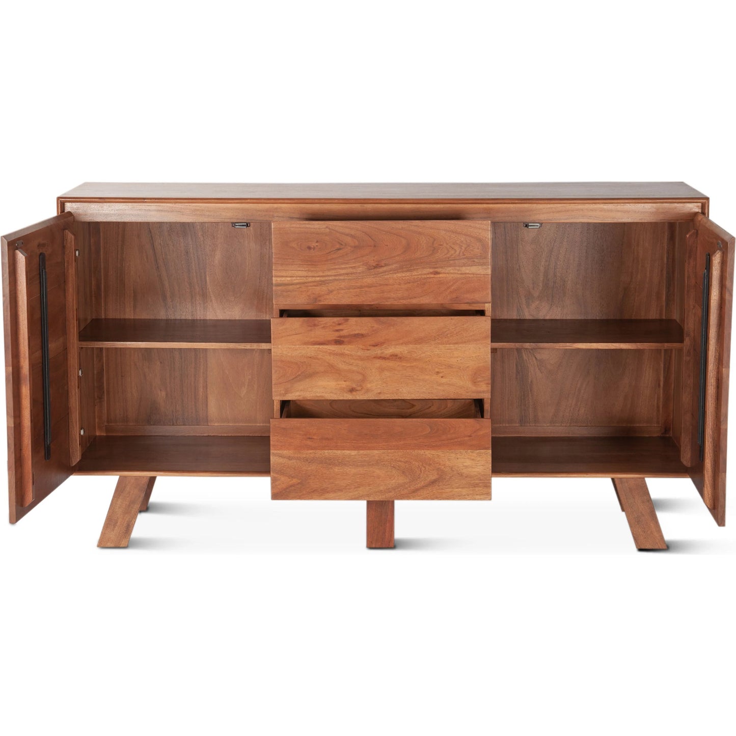002 SI-2243084 | Additional Silo | Stavanger Sideboard by World Interiors in browns and cinnamon brown. Made from acacia wood in a transitional style.