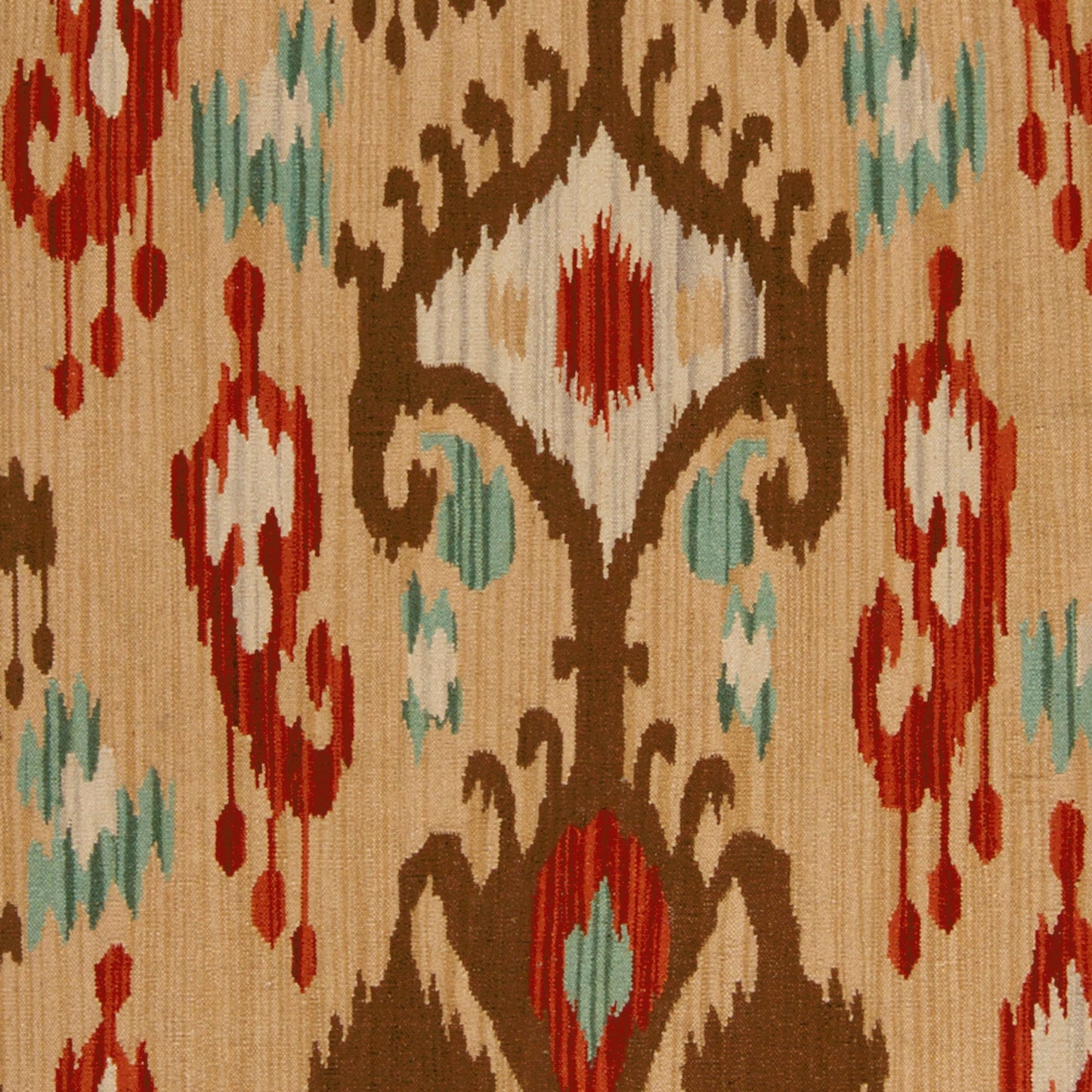 002 25359-3195 | Closeup | Frontier Rug - 1324 by Surya in tan, brown, beige, rust, sage. Made from 100% wool in a unique style.