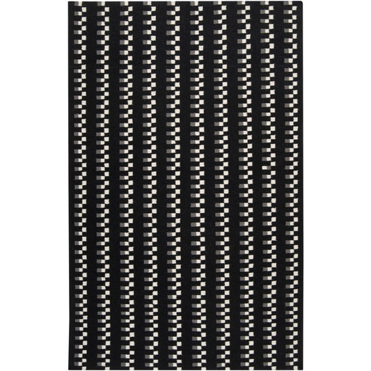 001 31734-3198 | Primary Silo | Frontier Rug - 1328 by Surya in black, charcoal, light beige. Made from 100% wool in a unique style.