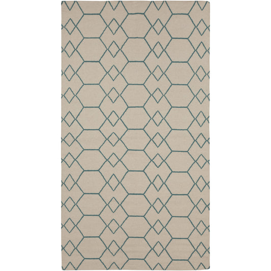 001 39918-3196,39918-3198 | Primary Silo | Frontier FT-429 Rug by Surya in beige, teal. Made from 100% wool in a unique style.