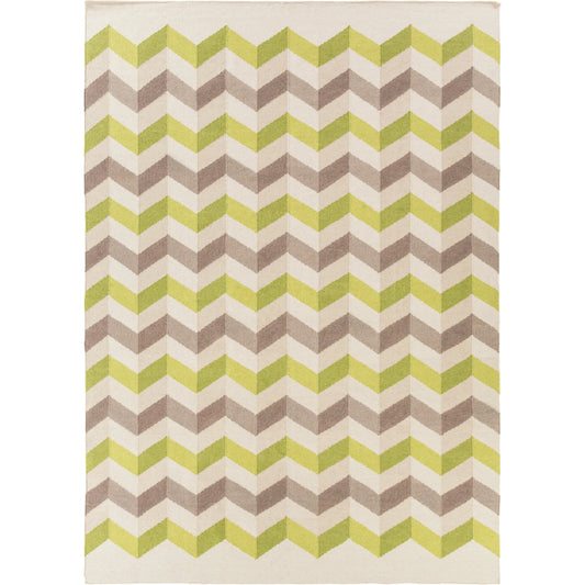001 56039-3198 | Primary Silo | Frontier FT-605 Rug by Surya in taupe, beige, brown, dark brown, olive. Made from 100% wool in a unique style.