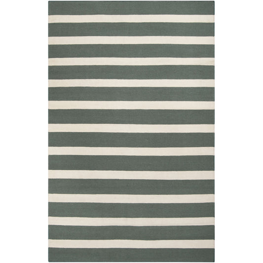 Frontier Rug - 6861 by Surya in dark green, light beige. Made from 100% wool in a unique style.