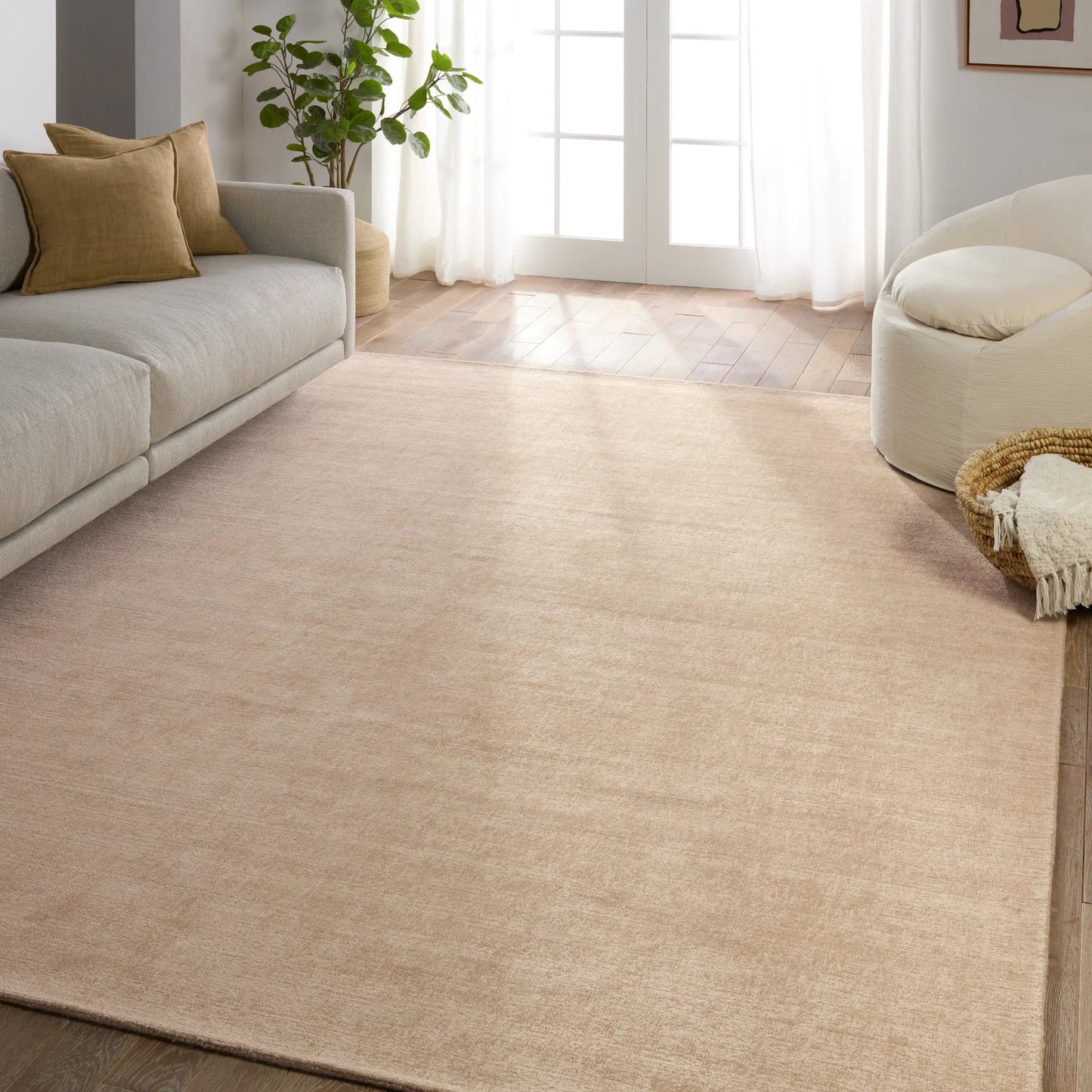 005 SI-2354465,SI-2386123 | Lifestyle | Fletcher FTR04 Rug by Jaipur Living in cream, beige. Made from 100% pet yarn in a unique style.