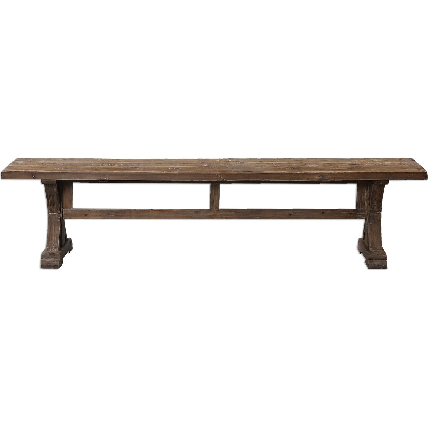 001 S-253056 | Primary Silo | Stratford Salvaged Wood Bench by Uttermost. Made from solid wood in a cottage & farmhouse style.