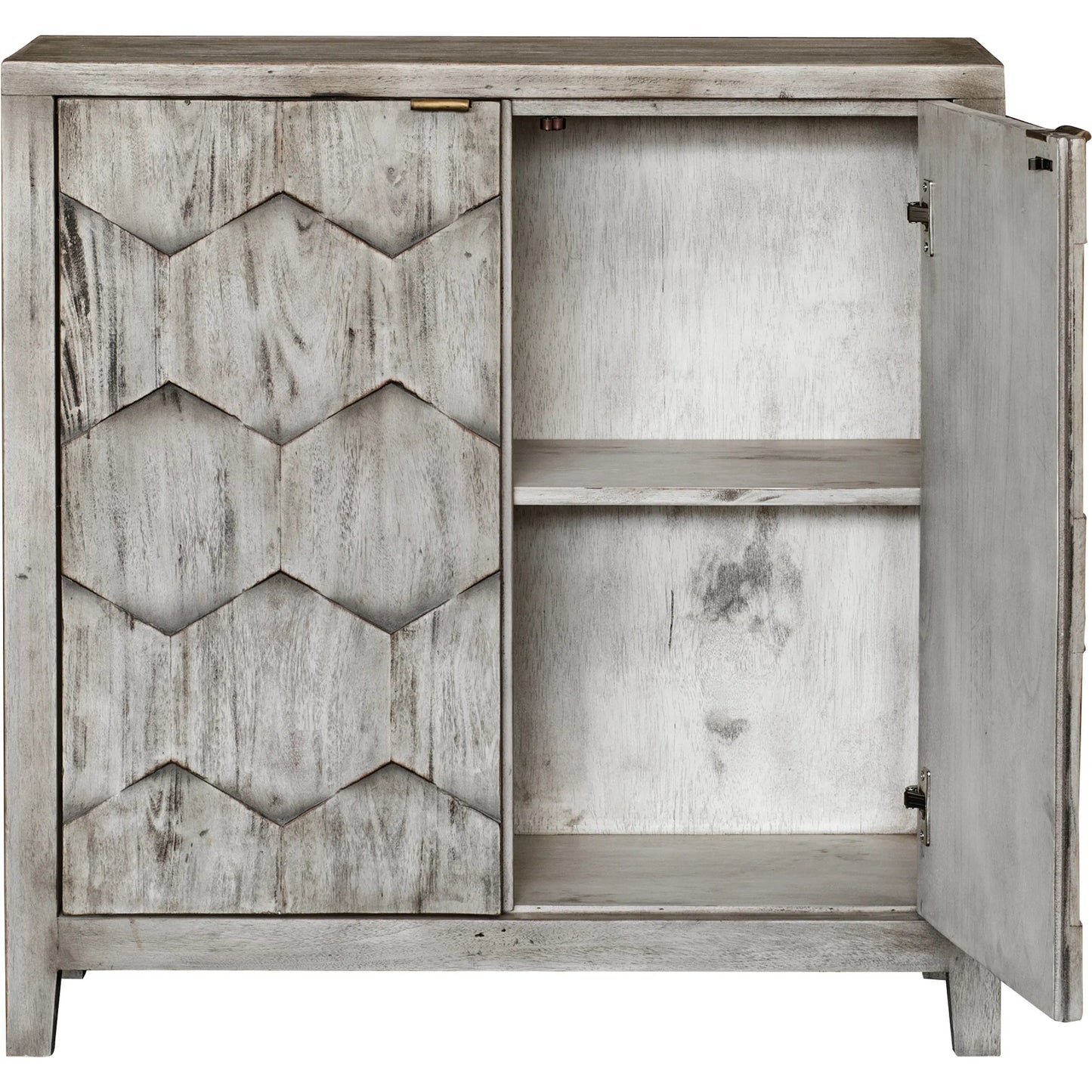 008 S-329030 | Additional Silo | Catori Smoked Ivory Console Cabinet by Uttermost. Made from mdf carb phase 2 with mahogany wood in a eclectic & global style.