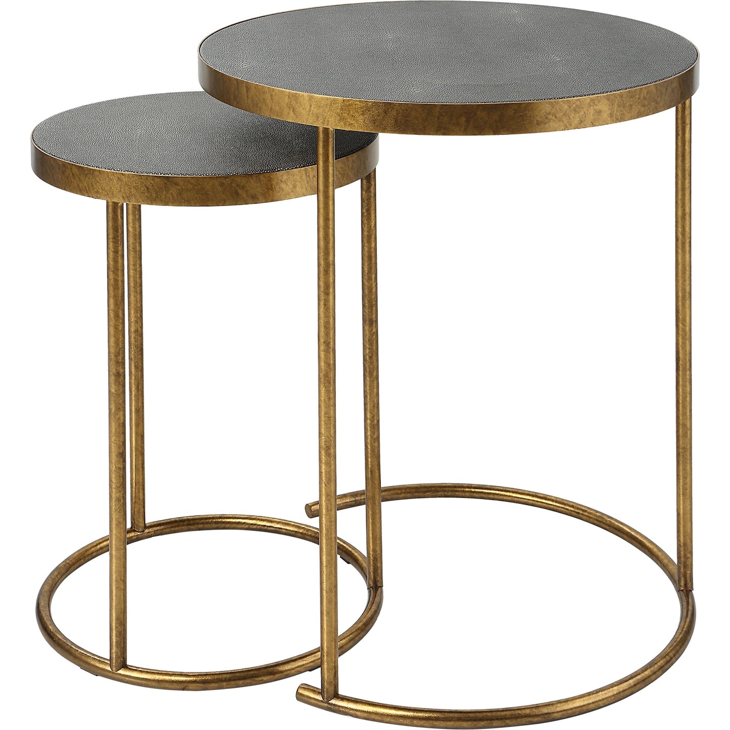 004 SI-1981366 | Additional Silo | Aragon Nesting Tables (Set of 2) by Uttermost. Made from unique in a modern style.