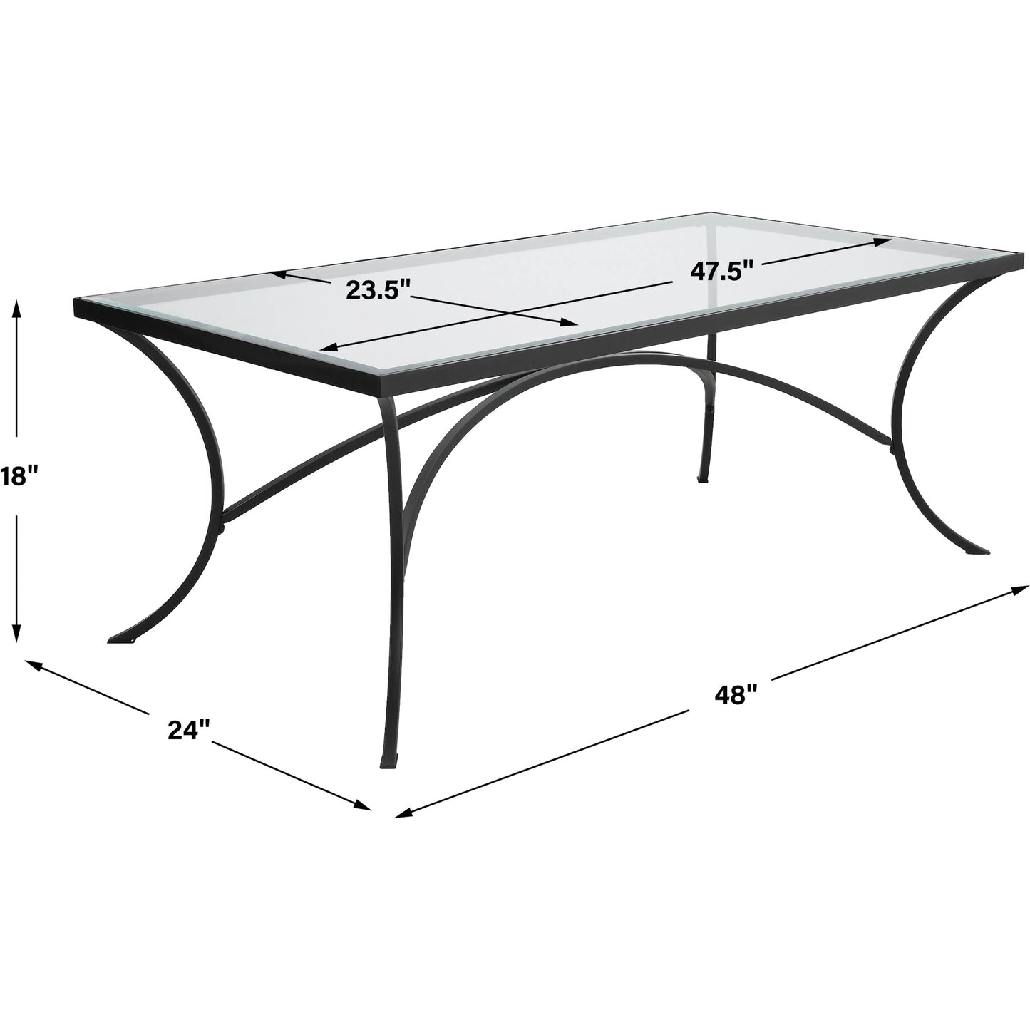 013 SI-2016432 | Unknown | Alayna Coffee Table by Uttermost. Made from unique in a modern style.