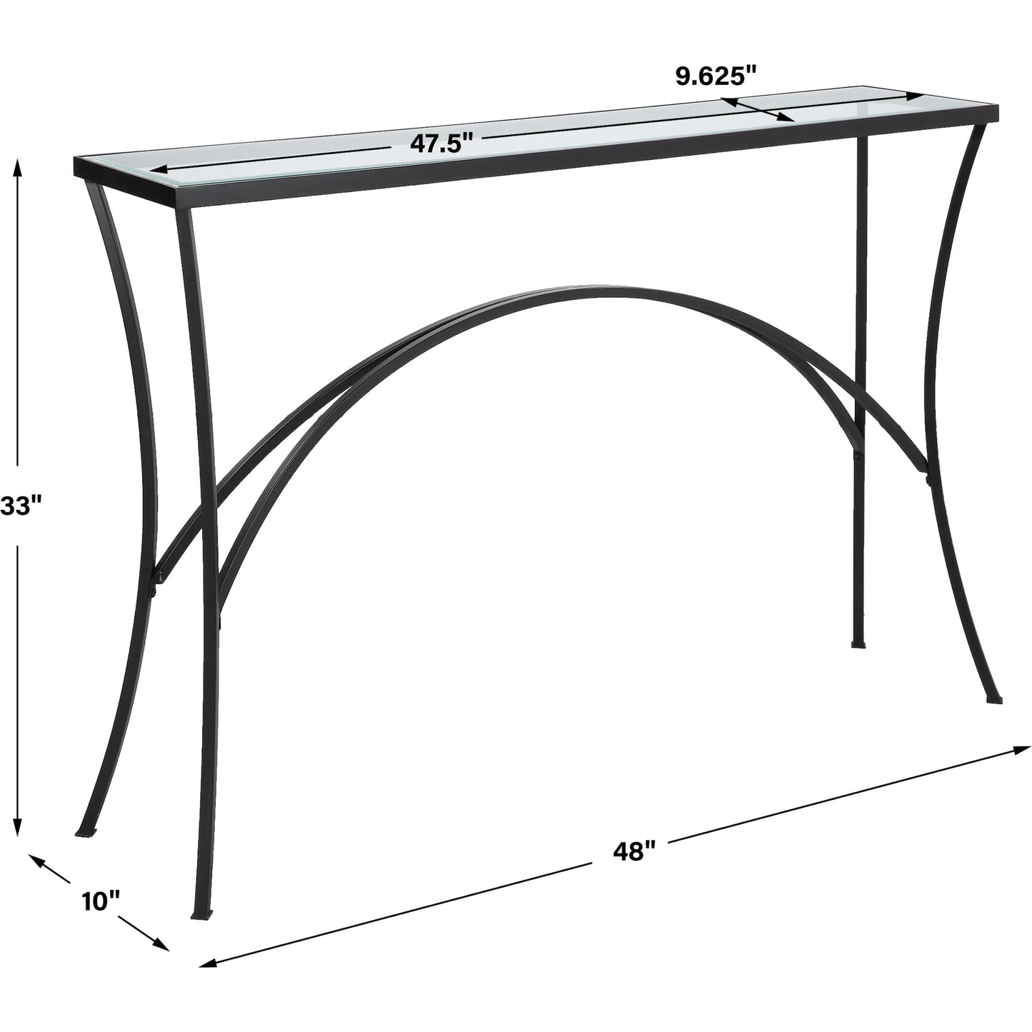 012 SI-2016433 | Unknown | Alayna Console Table by Uttermost. Made from unique in a modern style.