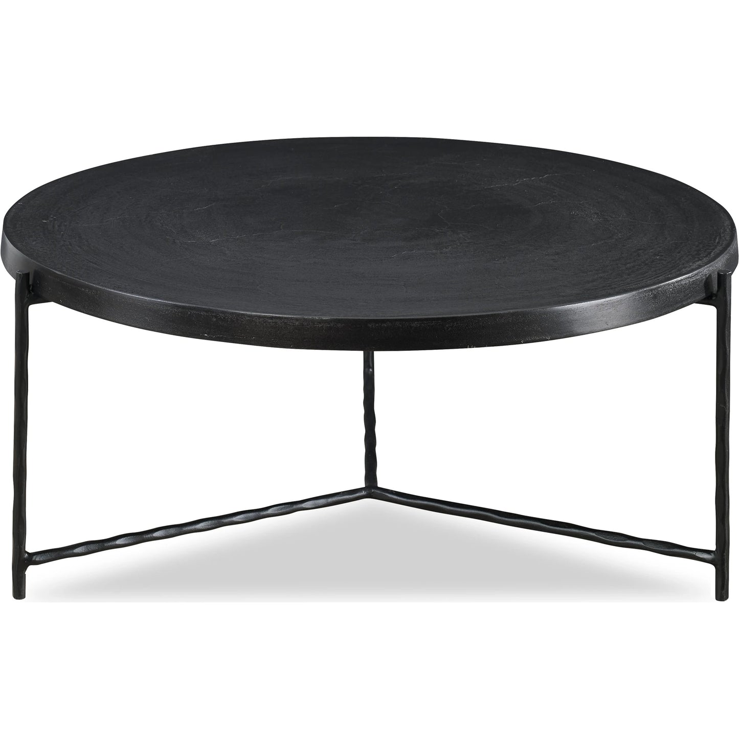 001 SI-2016439 | Primary Silo | Trellick Coffee Table by Uttermost in black. Made from aluminum, iron in a modern style.