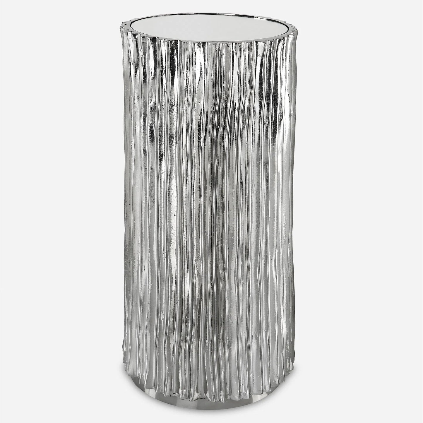 002 SI-2108105 | Primary Silo | Echo Modern Drink Table by Uttermost in dark. Made from resin, iron, mirror, mdf in a modern style.