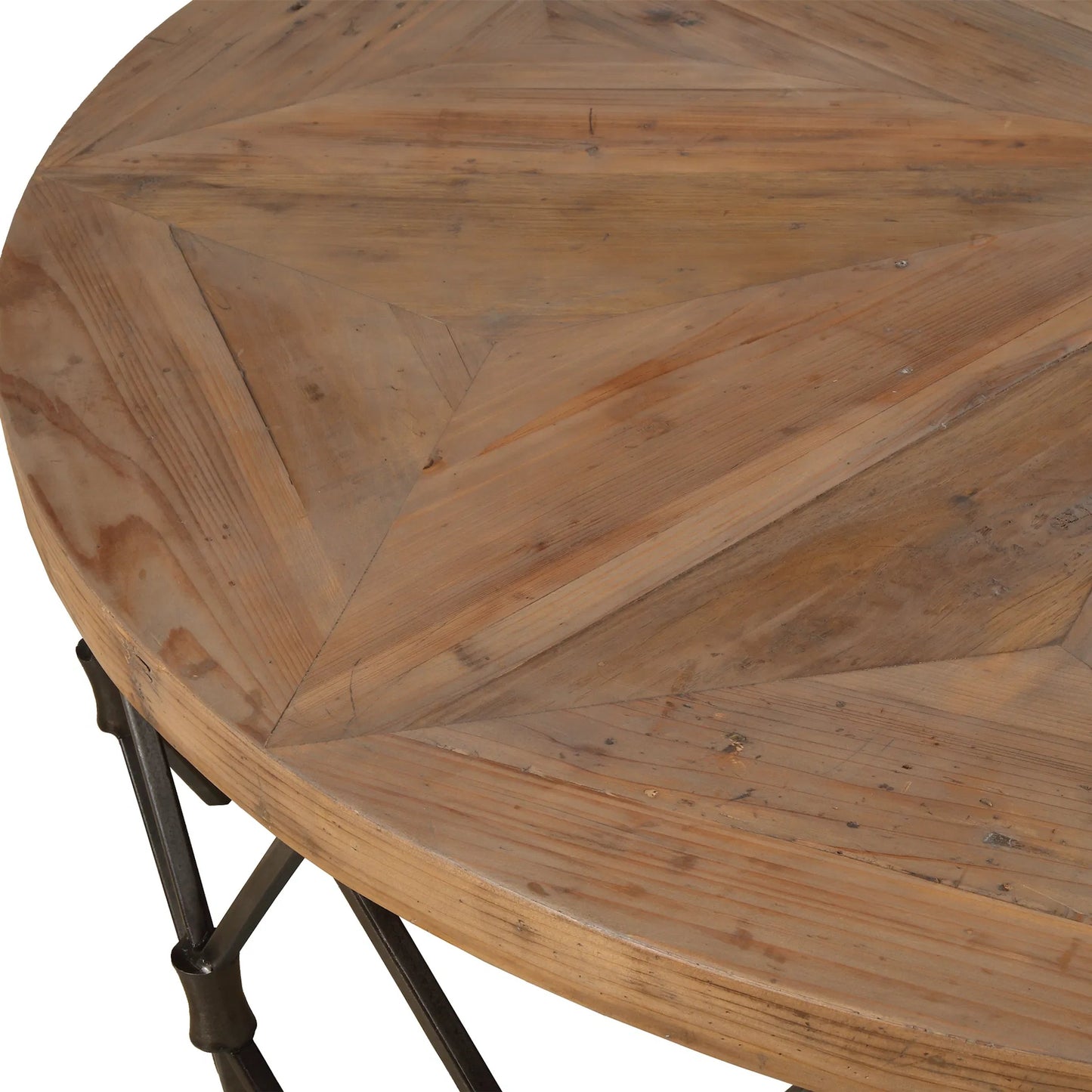 007 SI-2262235 | Lifestyle | Chain Reaction Coffee Table by Uttermost in iron. Made from old fir, plywood, iron in a unique style.