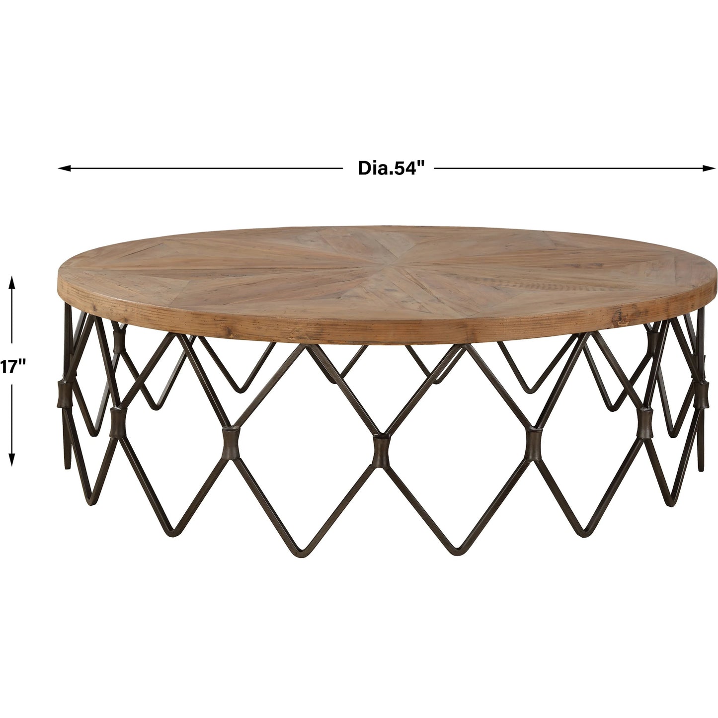 003 SI-2262235 | Additional Silo | Chain Reaction Coffee Table by Uttermost in iron. Made from old fir, plywood, iron in a unique style.