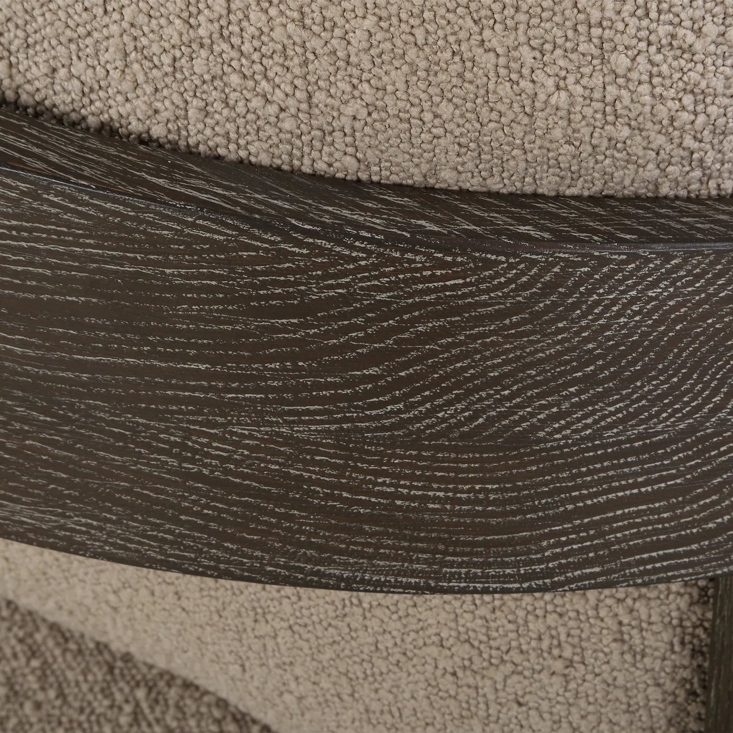 011 SI-2262259 | Lifestyle | Sienna Sand Fabric Accent Chair by Uttermost in sand and cocoa. Made from oak solid, plywood, foam, fabric in a unique style.