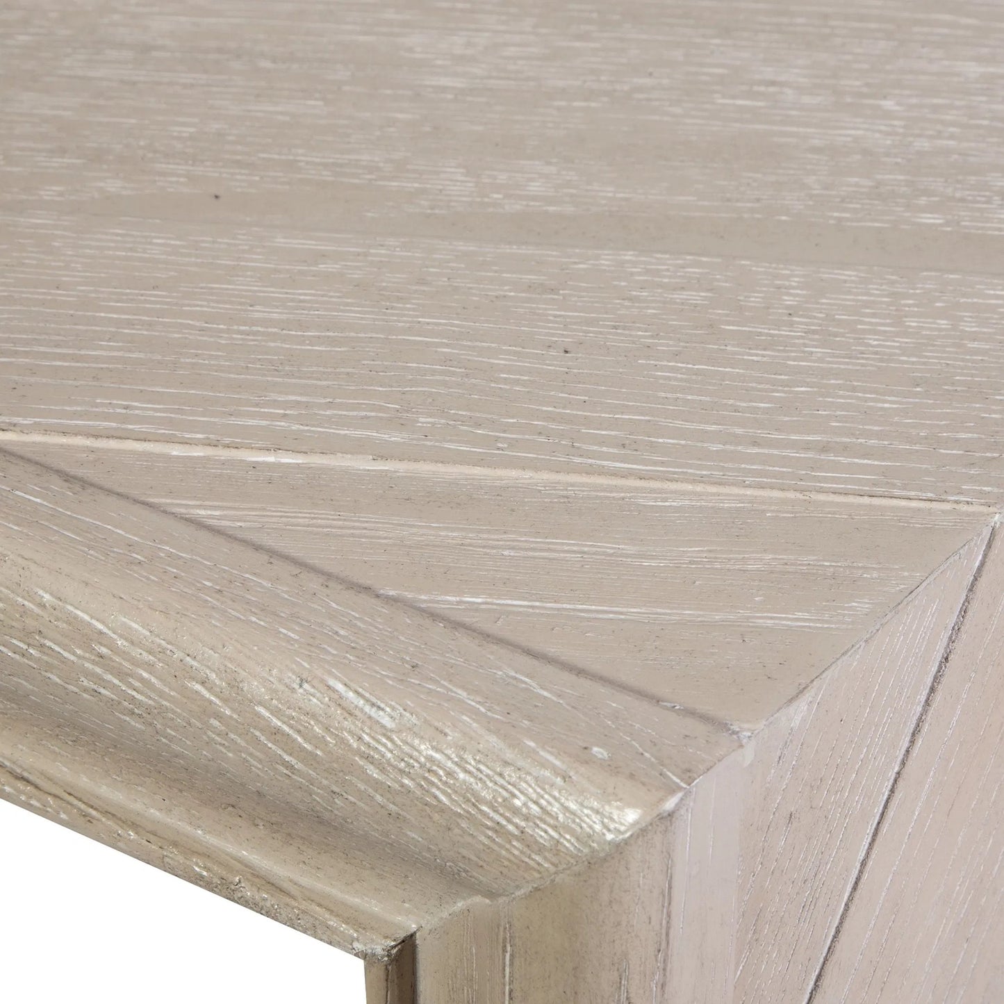 007 SI-2262332 | Lifestyle | Prism Light Console Table by Uttermost in oak. Made from mdf, oak solid wood, oak veneer in a transitional style.