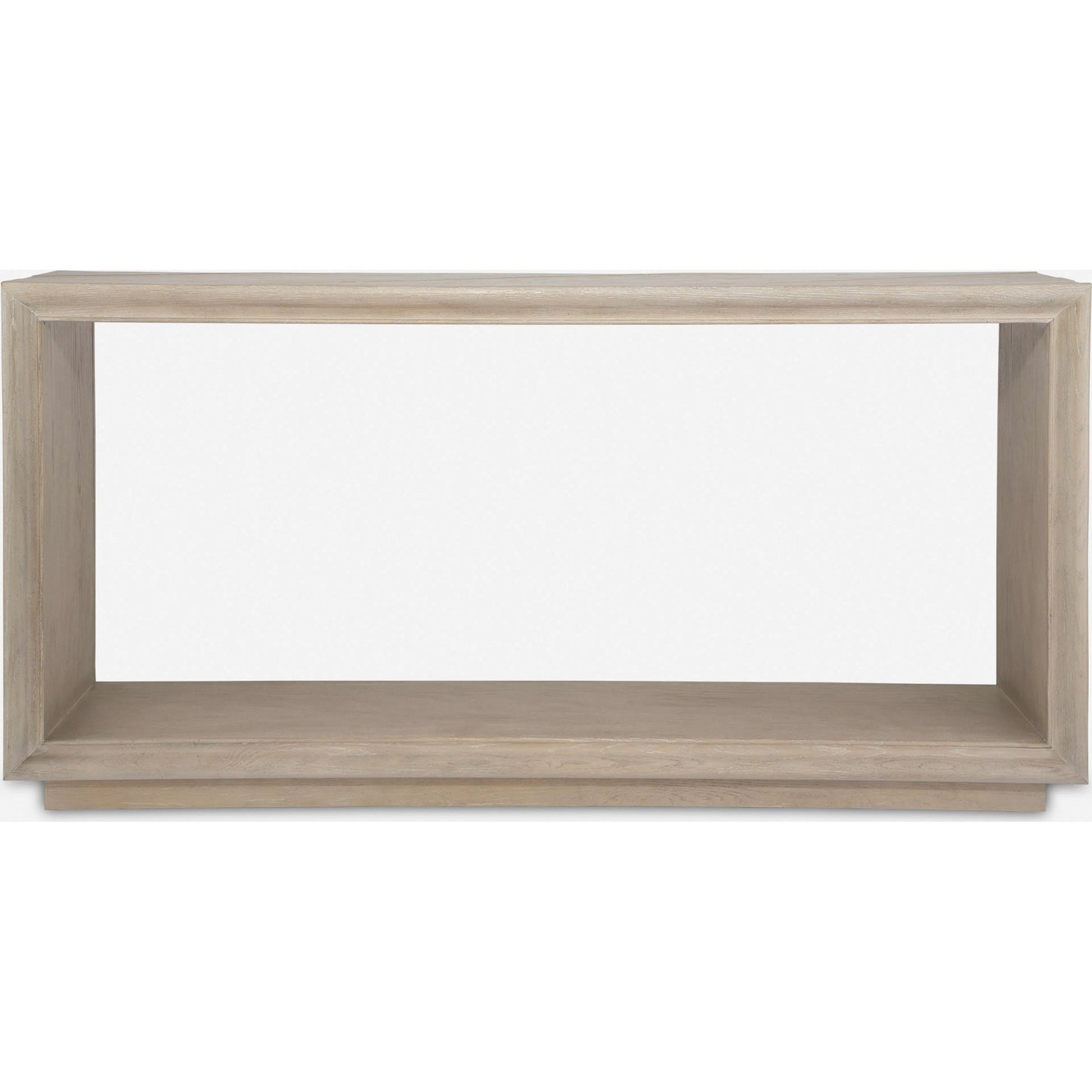 002 SI-2262332 | Additional Silo | Prism Light Console Table by Uttermost in oak. Made from mdf, oak solid wood, oak veneer in a transitional style.