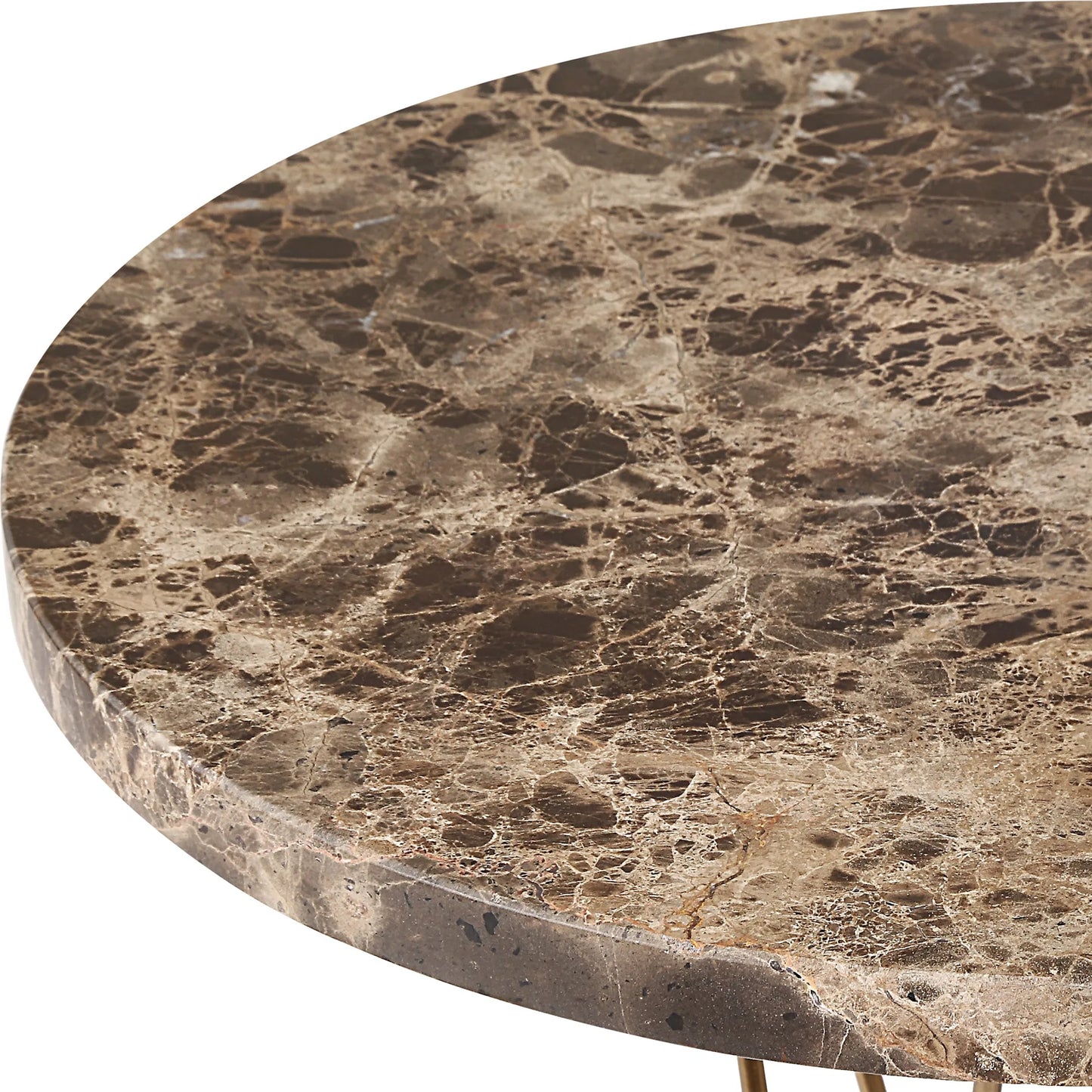 005 SI-2262500 | Unknown | Levitate Accent Table by Uttermost in brass. Made from marble, iron in a unique style.