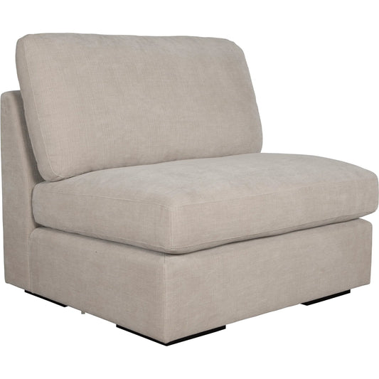 001 SI-2262277 | Primary Silo | Refuge Armless Sand Sofa by Uttermost. Made from rubber wood, plywood, fabric, foam, trillion in a transitional style.