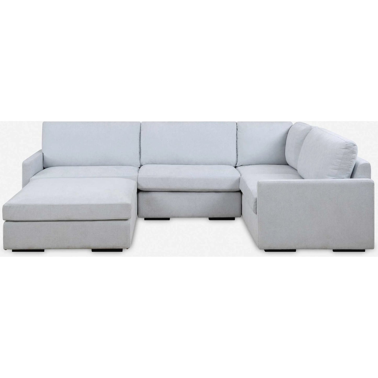 004 SI-2262282 | Primary Silo | Refuge Armless Sand Sofa by Uttermost. Made from rubber wood, plywood, fabric, foam, trillion in a unique style.