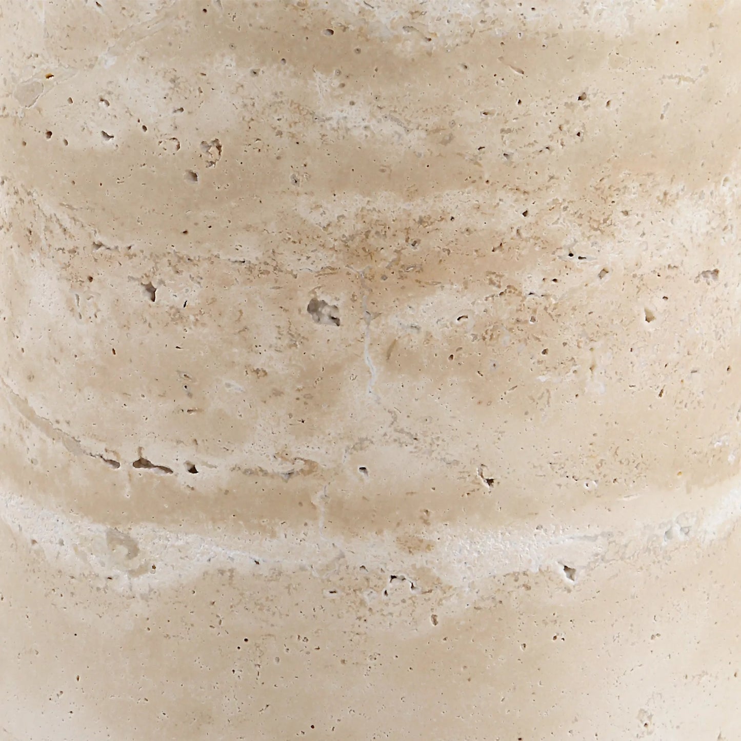 005 SI-2295356 | Unknown | Malya Travertine Accent Table by Uttermost in brass. Made from travertine, metal in a unique style.