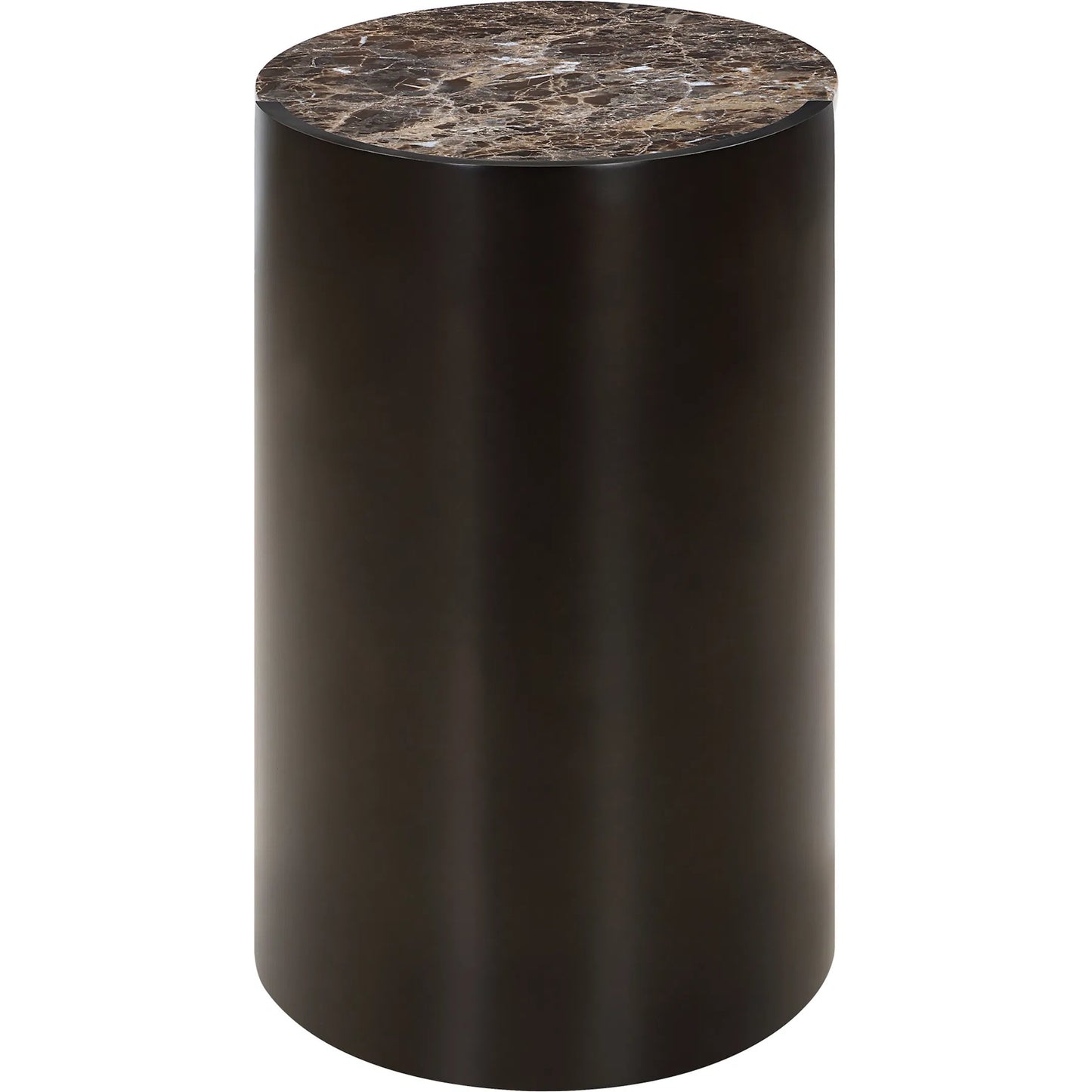 003 SI-2295377 | Additional Silo | Welling Modern Side Table by Uttermost in black. Made from metal, marble in a unique style.