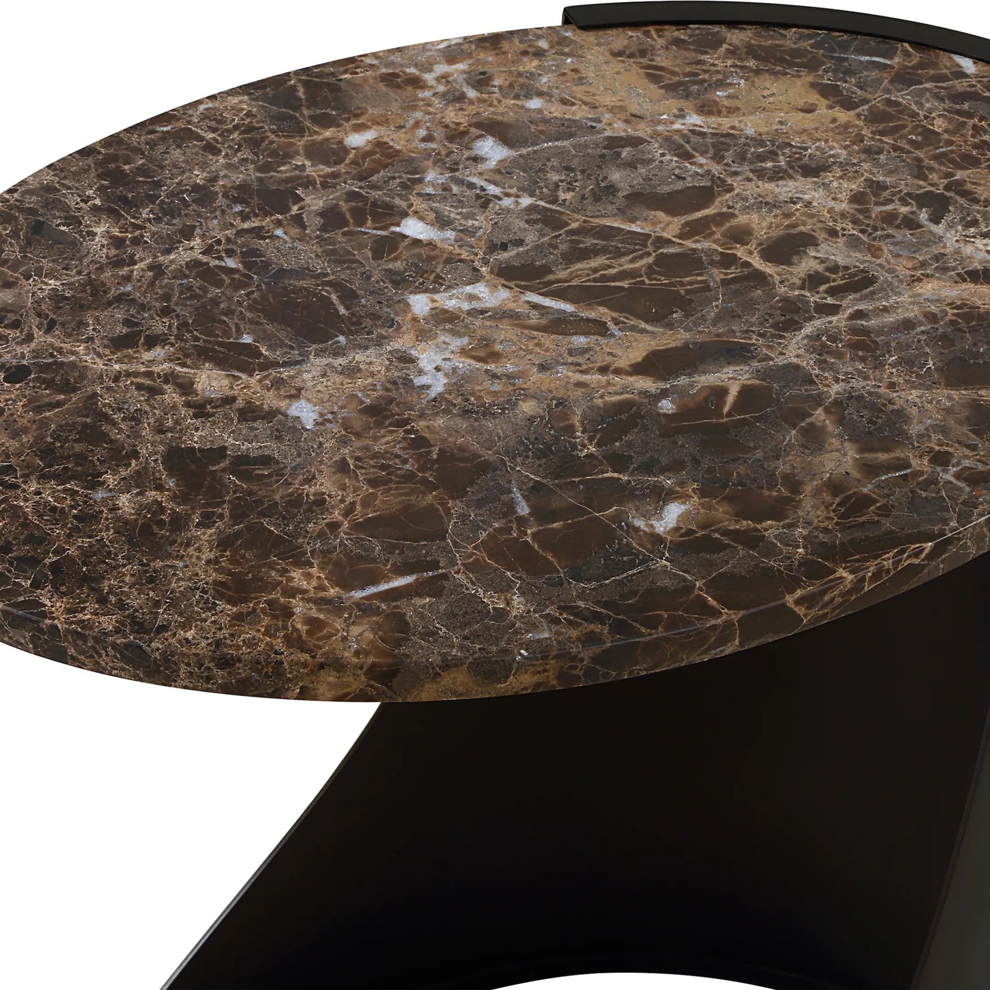 008 SI-2295377 | Lifestyle | Welling Modern Side Table by Uttermost in black. Made from metal, marble in a unique style.