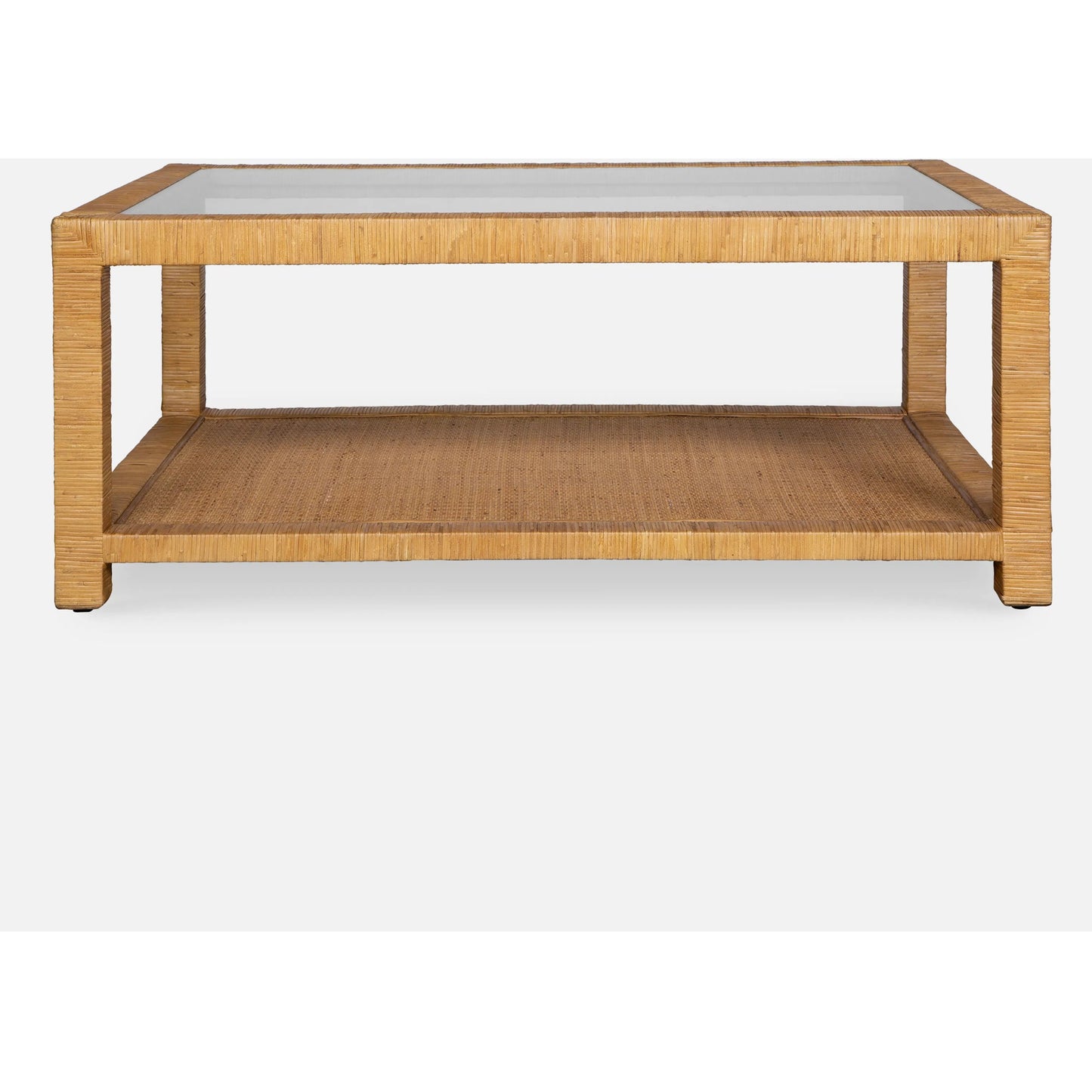 002 SI-2295351 | Additional Silo | Kensing Natural Coffee Table by Uttermost in natural. Made from manggo wood with rattan core in a unique style.