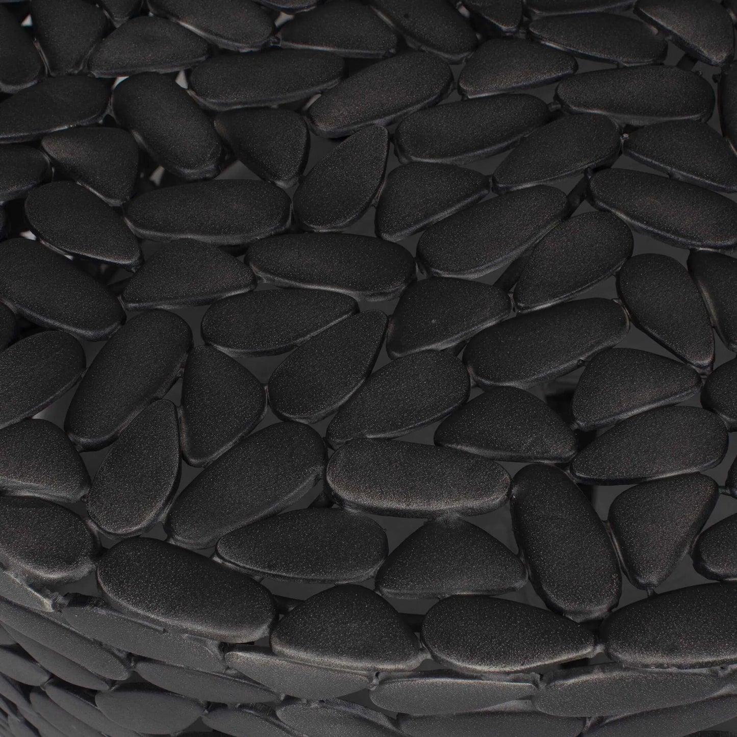 006 SI-2386828 | Unknown | Rivington Outdoor Pebble Coffee Table by Uttermost in black. Made from aluminium in a unique style.