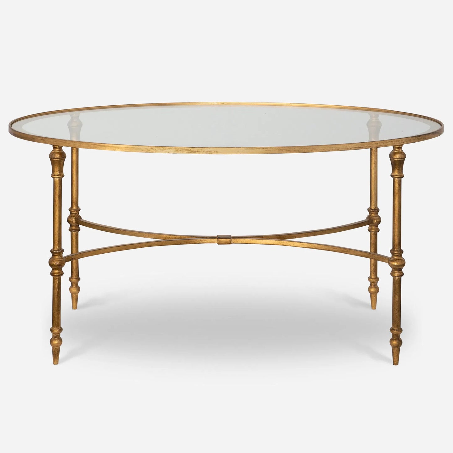 002 S-252994 | Primary Silo | Vitya Glass Coffee Table by Uttermost. Made from metal, tempered glass in a modern style.