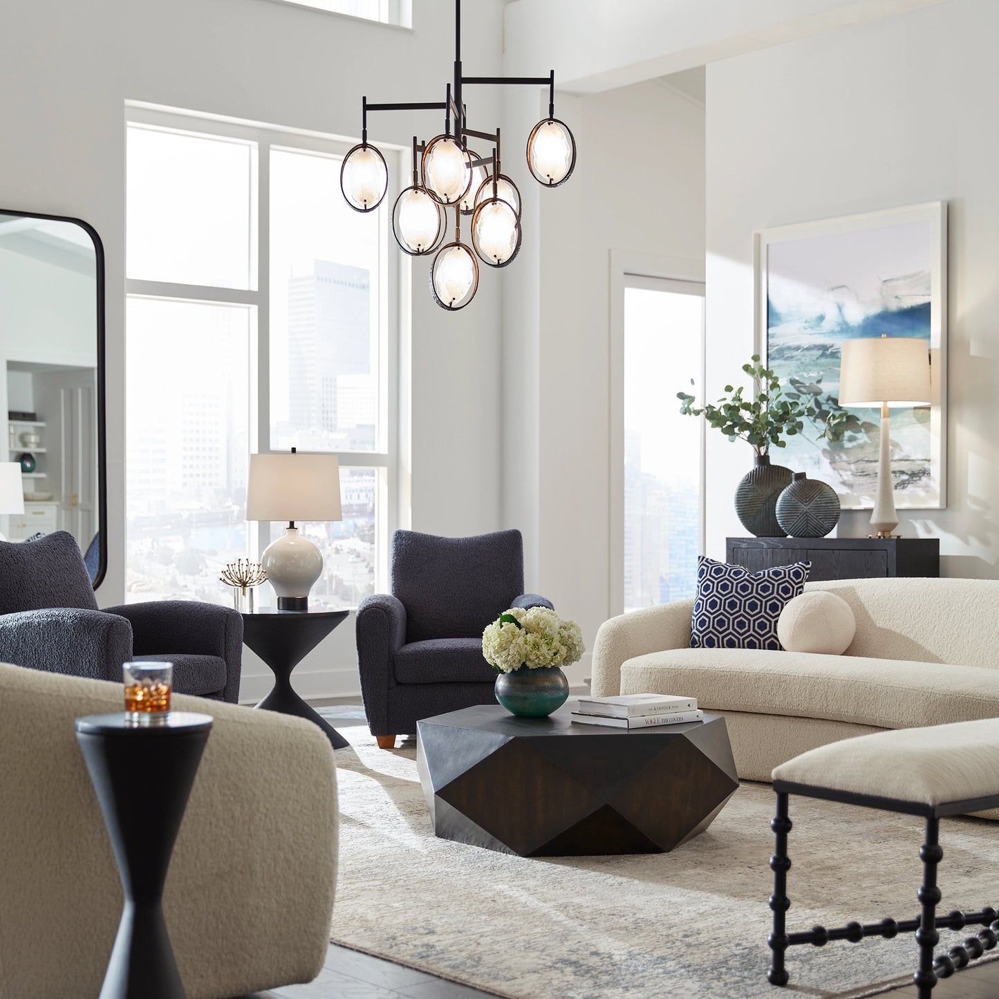 013 S-253246 | Lifestyle | Volker Coffee Table by Uttermost. Made from unique in a modern style.