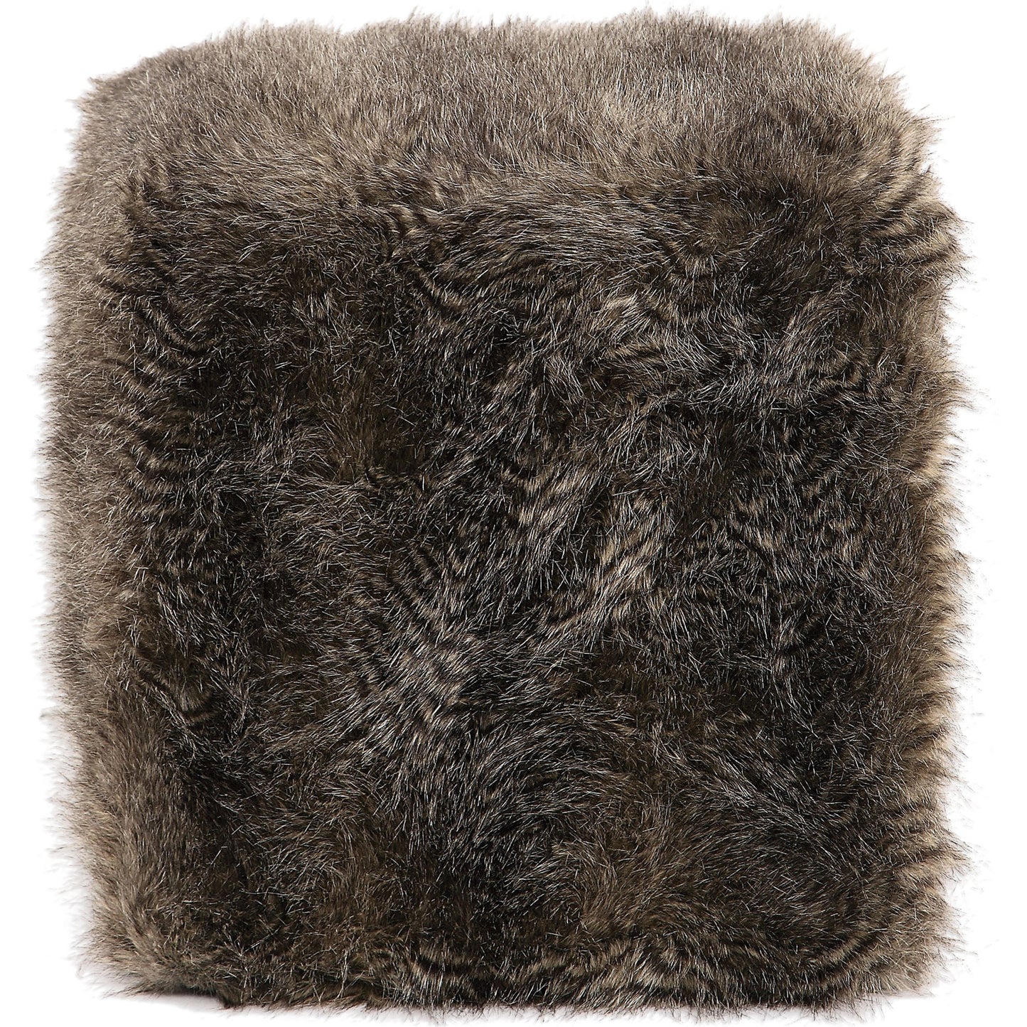 003 S-328949 | Additional Silo | Jayna Fur Ottoman by Uttermost. Made from mdf, faux fur, foam in a modern style.