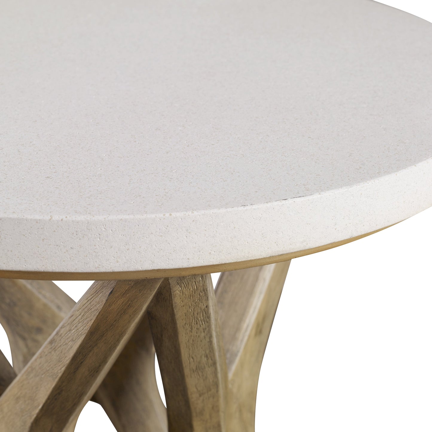 007 S-343780 | Additional Silo | Marnie Limestone Accent Table by Uttermost. Made from javawood with plywood carb phase 2, limestone in a eclectic & global style.