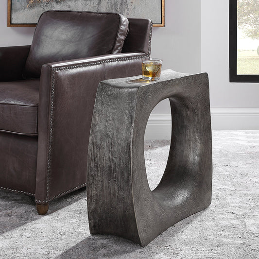 Valira Modern Side Table by Uttermost. Made from resin in a eclectic & global style.