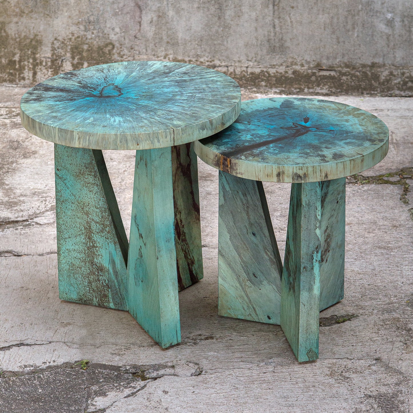 020 SI-1754830 | Lifestyle | Nadette Nesting Tables by Uttermost. Made from unique in a eclectic & global style.