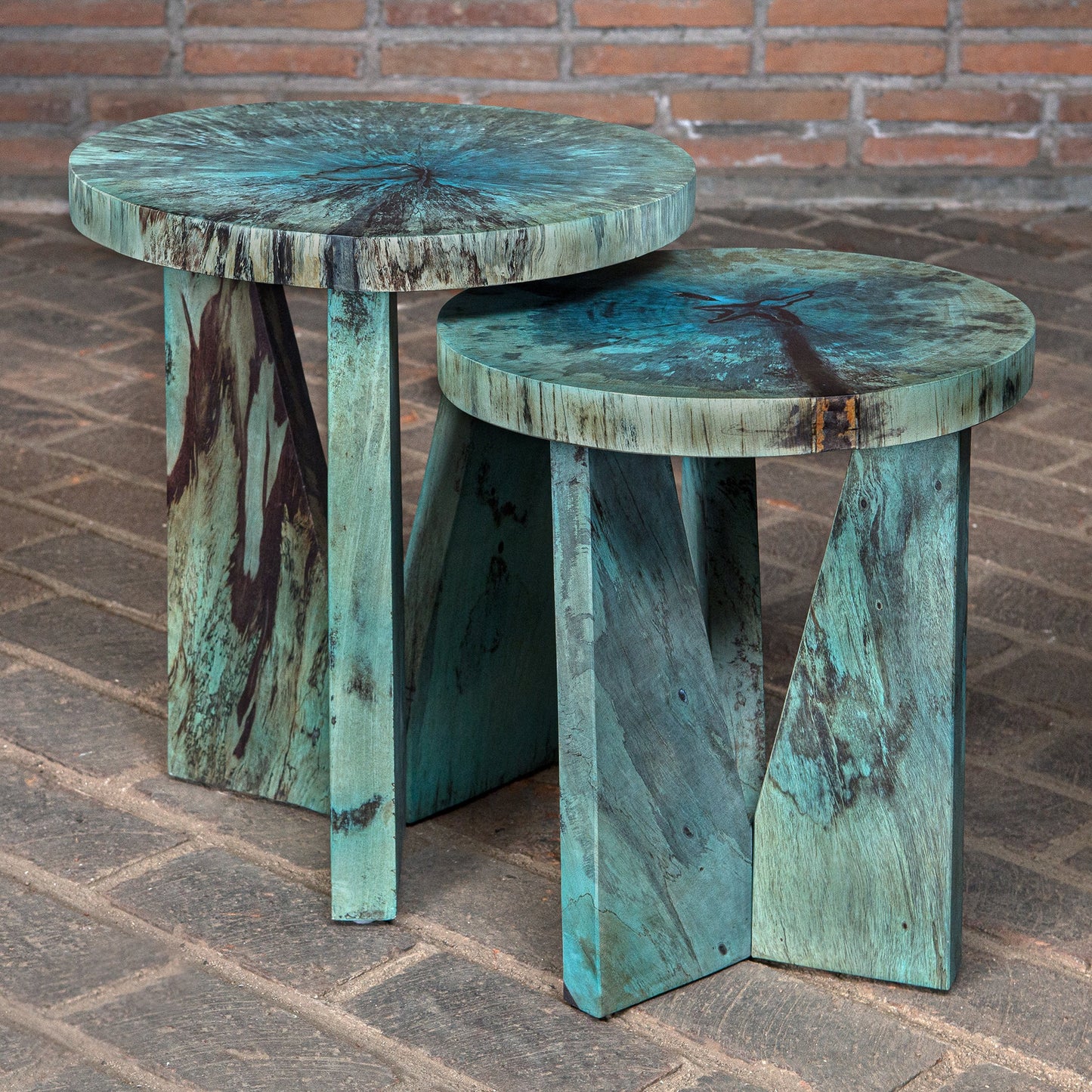 019 SI-1754830 | Lifestyle | Nadette Nesting Tables by Uttermost. Made from unique in a eclectic & global style.