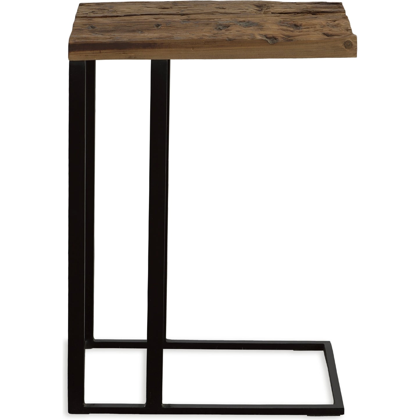 003 SI-2016430 | Additional Silo | Union Accent Table by Uttermost in rustic brown. Made from wood, iron in a modern style.
