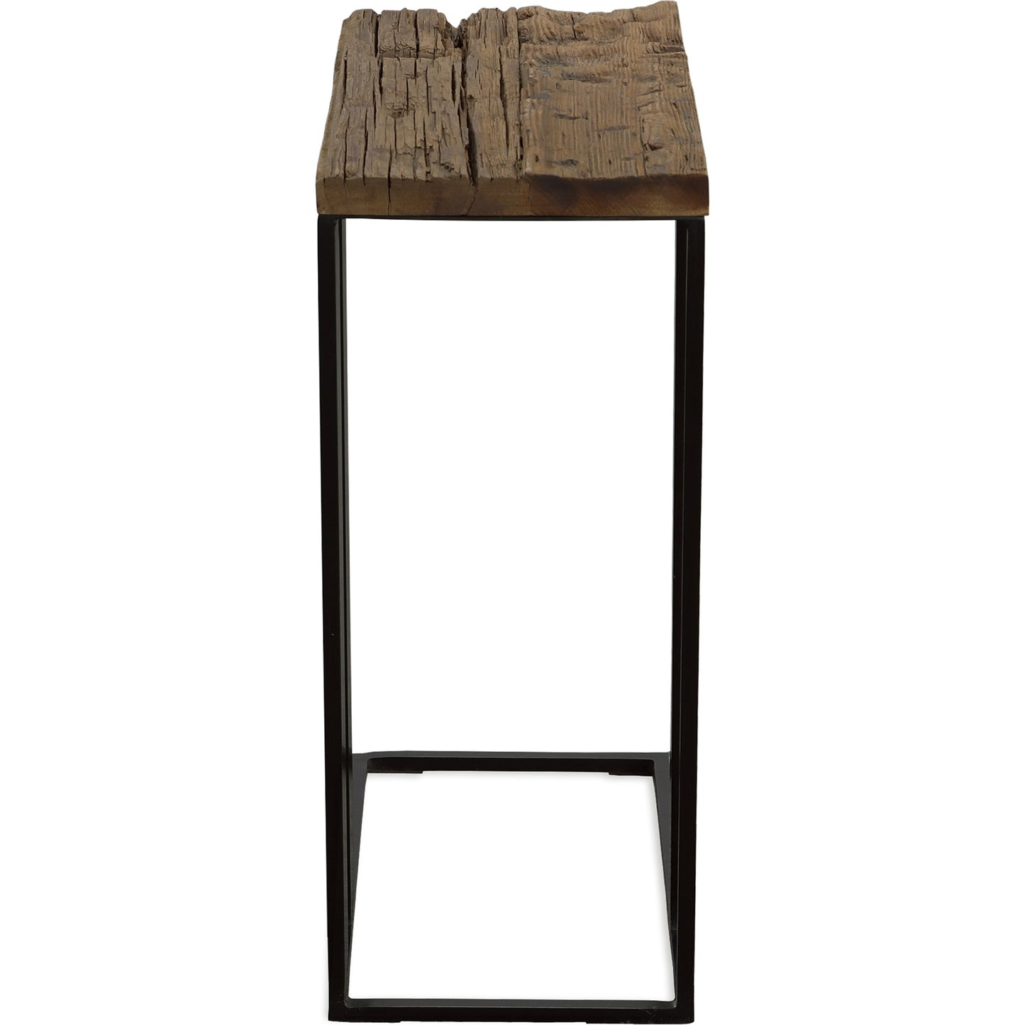 005 SI-2016430 | Additional Silo | Union Accent Table by Uttermost in rustic brown. Made from wood, iron in a modern style.